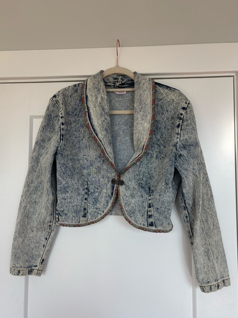 Vintage 80s Acid Wash Denim Jacket
